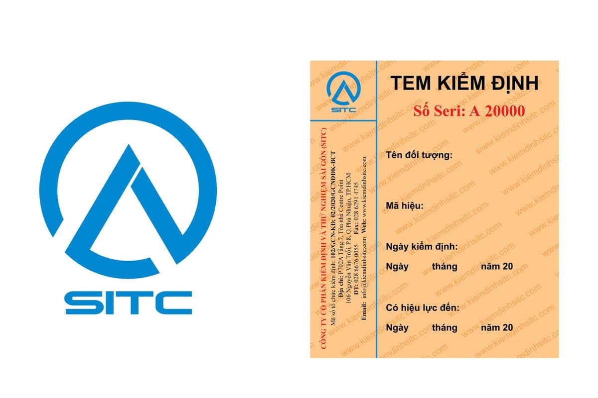 Tem chứng nhận kiểm định SITC