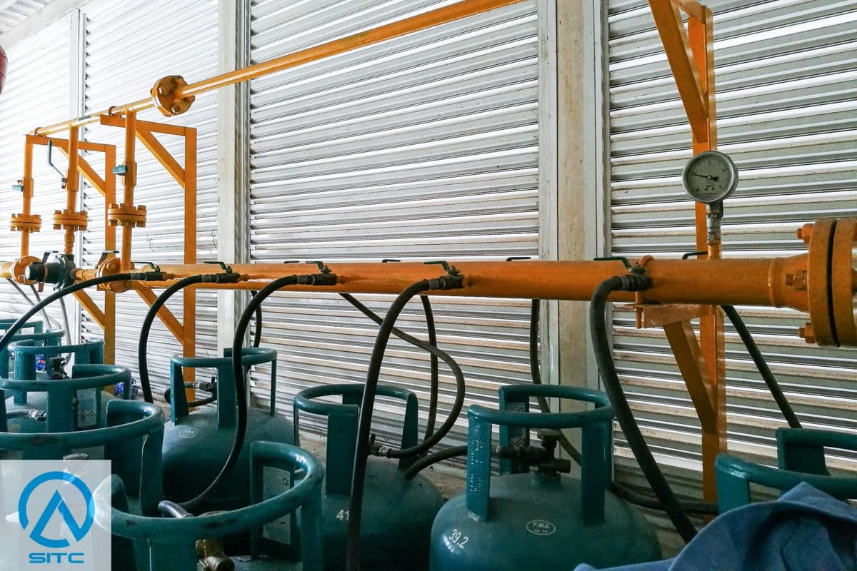 Hệ thống gas công nghiệp - Trạm cấp gas chung cư