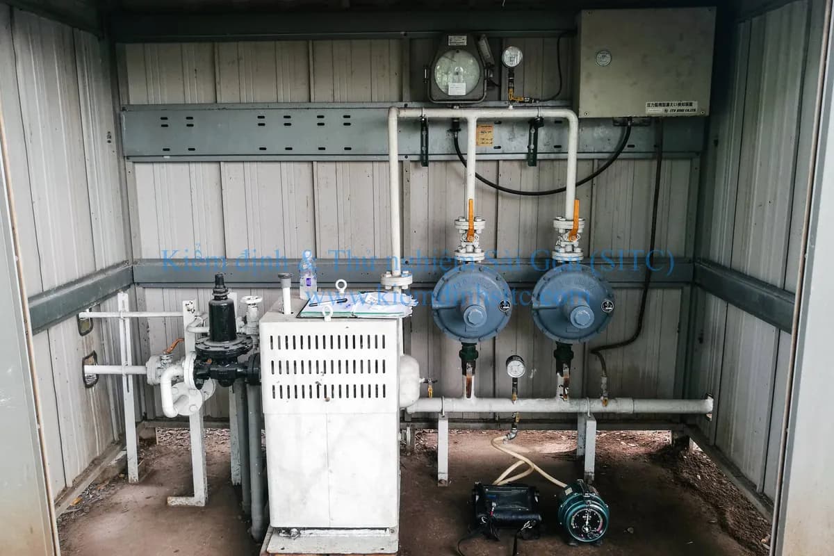 Kiểm tra rò rỉ hệ thống cung cấp khí đốt LPG