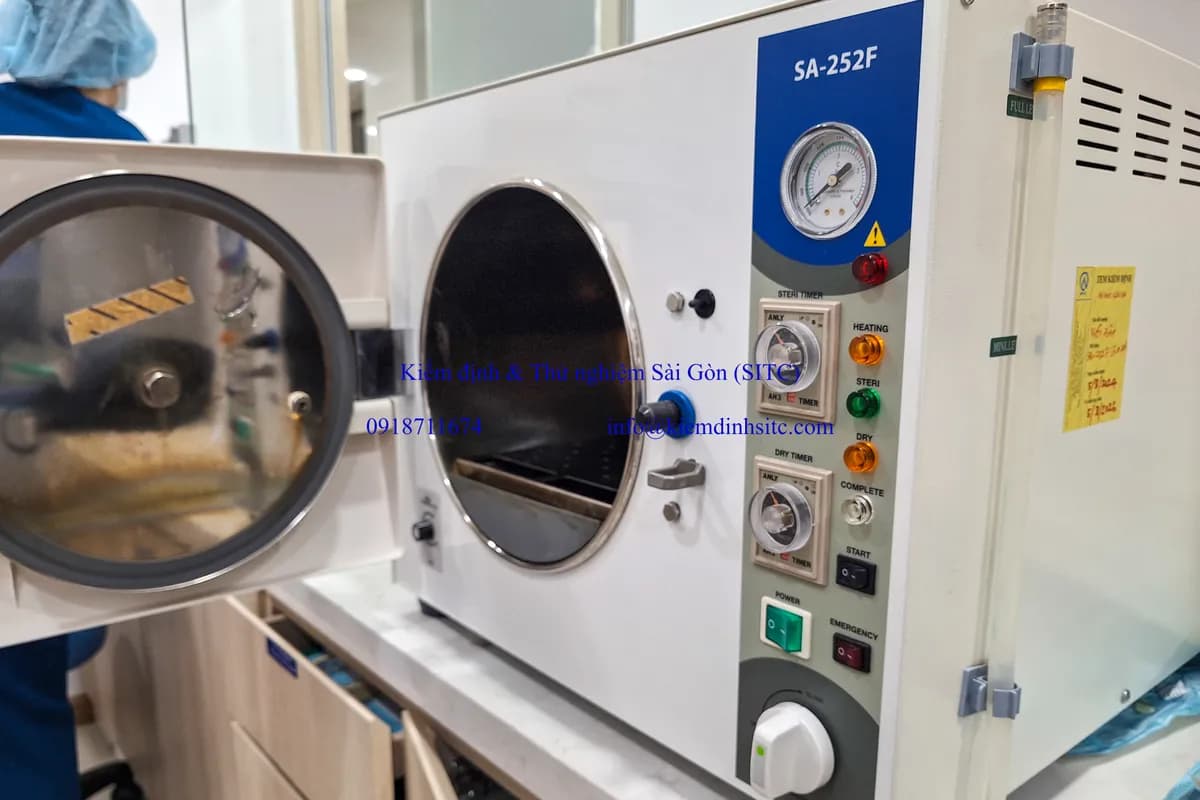Quy trình vận hành nồi hấp y tế, nồi hấp tiệt trùng - hình 2