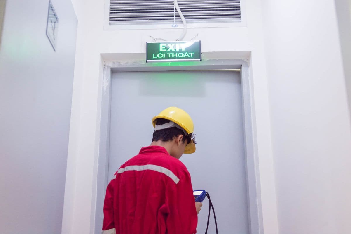 Đo chênh áp cầu thang, buồng thang thoát hiểm